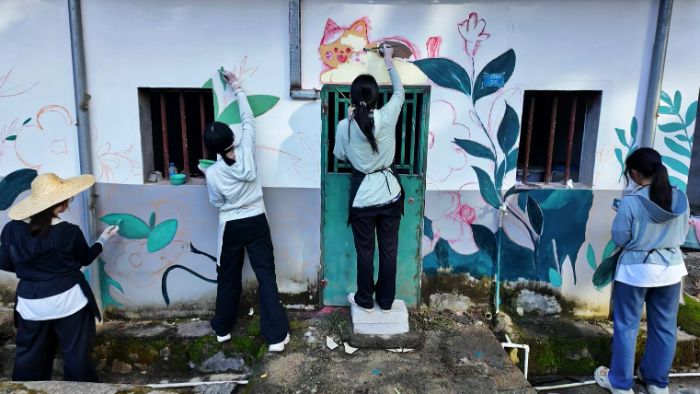 青春當“燃”，“鄉”約上角！惠州學子五天為古村“美顏”獲贊