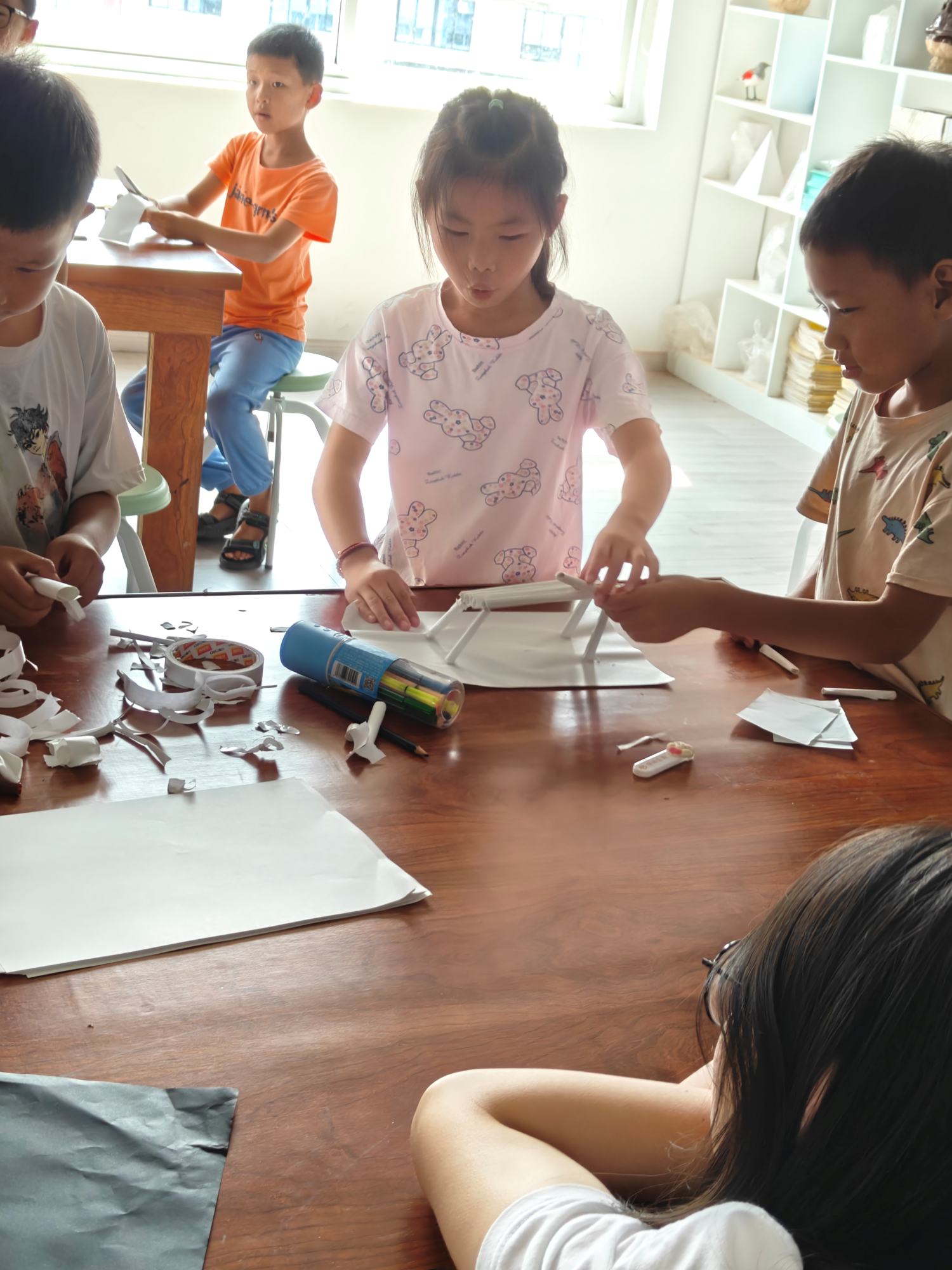 緣溪漁雙溪口小隊：紙橋承重課點燃求知火種