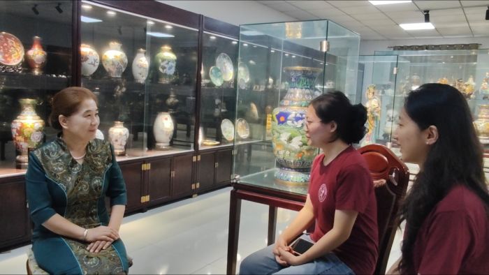 天津商業大學：掐絲點藍見匠心，守藝傳薪有來人