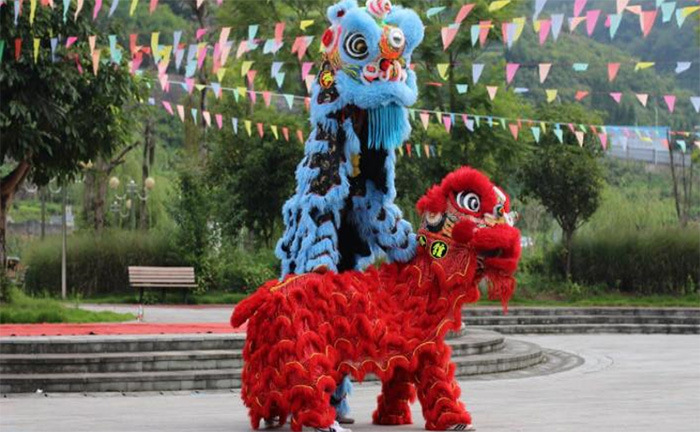 重外漢教學子“三下鄉(xiāng)”：千年技藝傳承，讓龍駒獅舞“活”